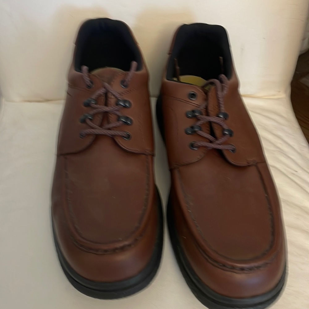 Size 14 Redwing-brand brogues. Never worn; new in original box.